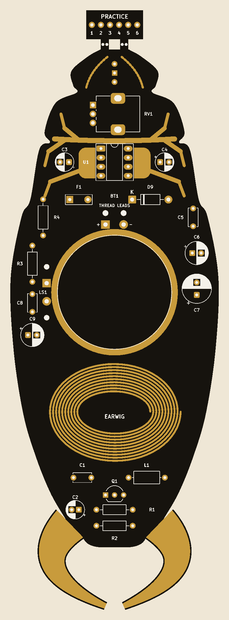 Earwig prototype board artwork